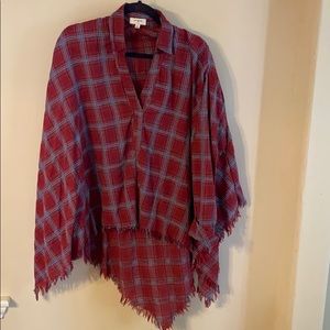 Flannel Poncho!